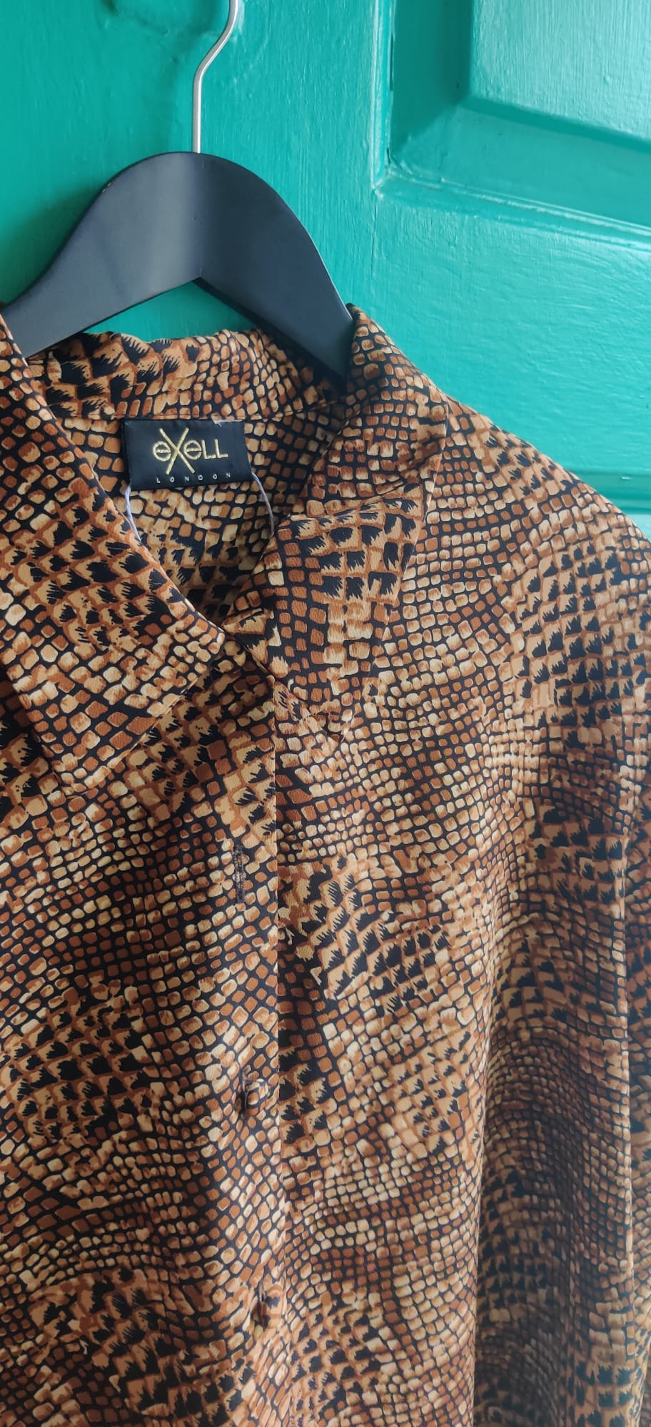 Snakeskin shirt size UK 22