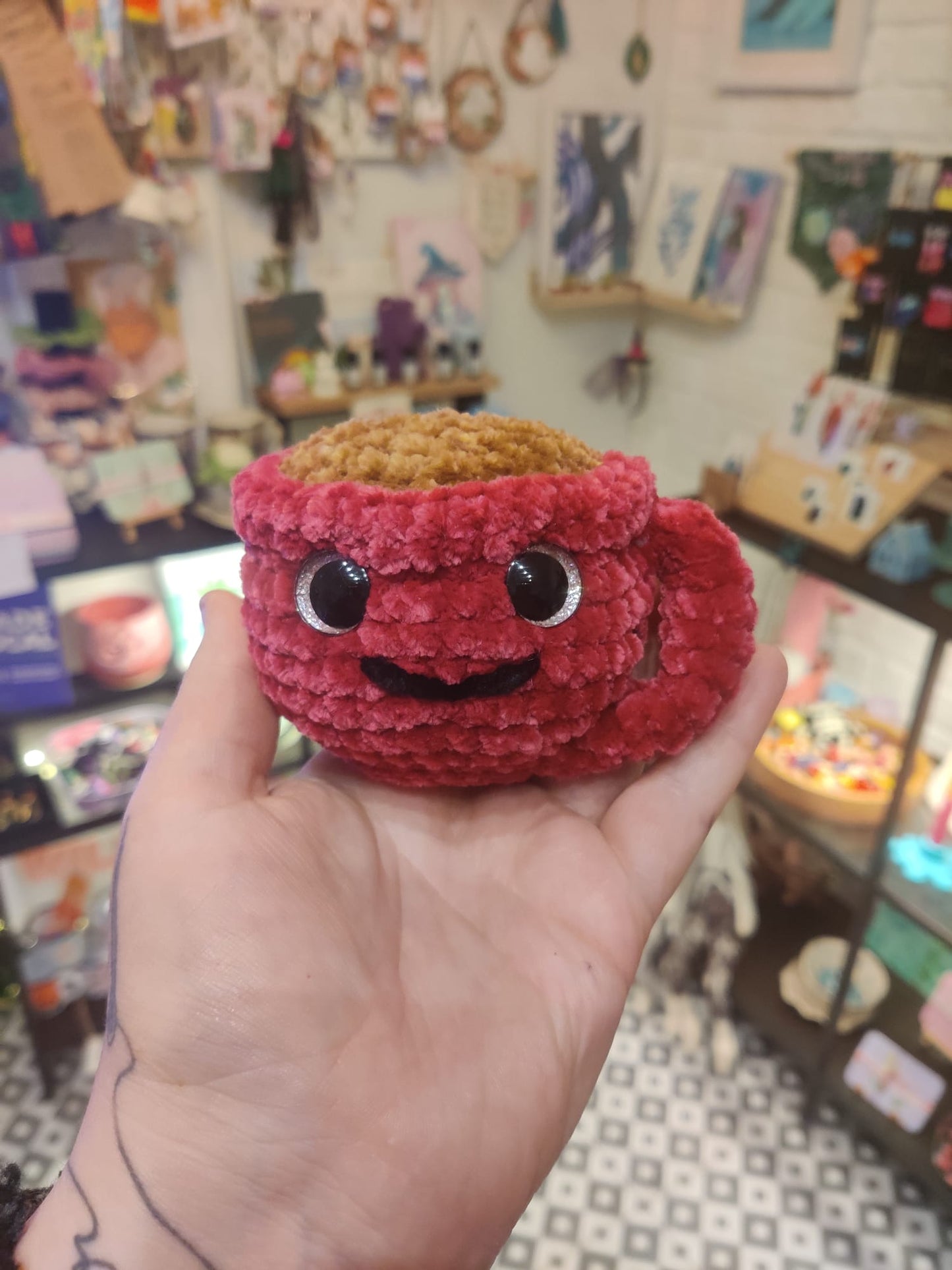 Crochet cups