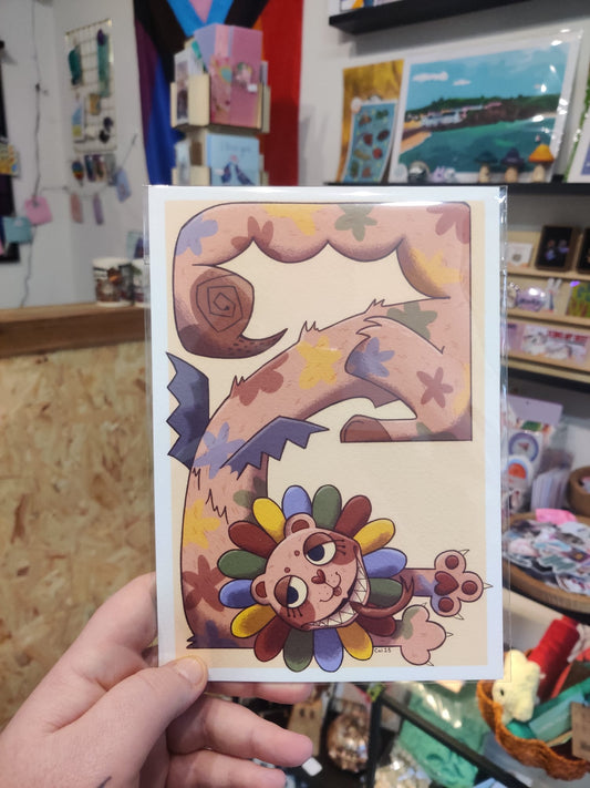 A5 calamity tat Art Print