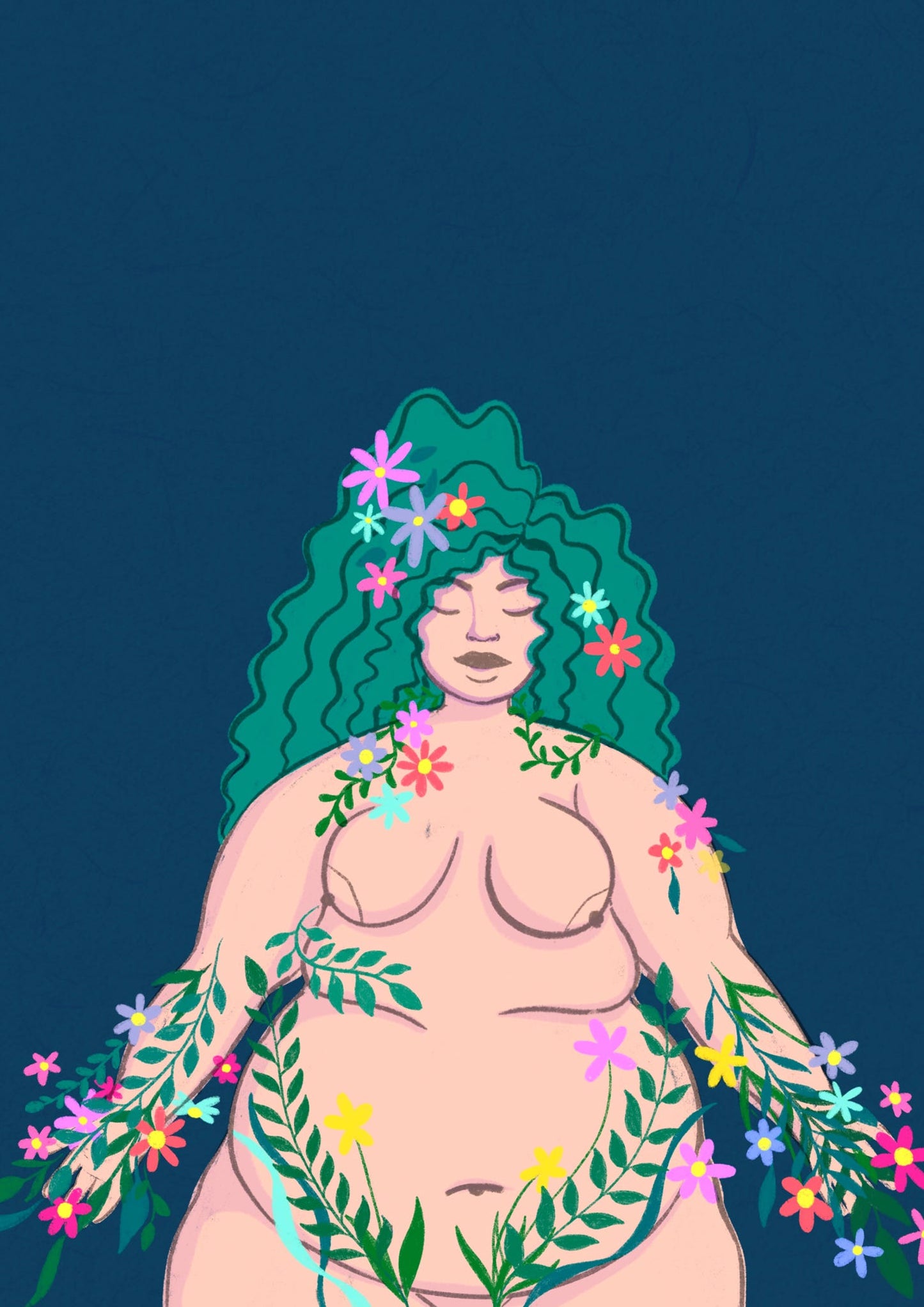 Bealtaine Fat Positive Art Print