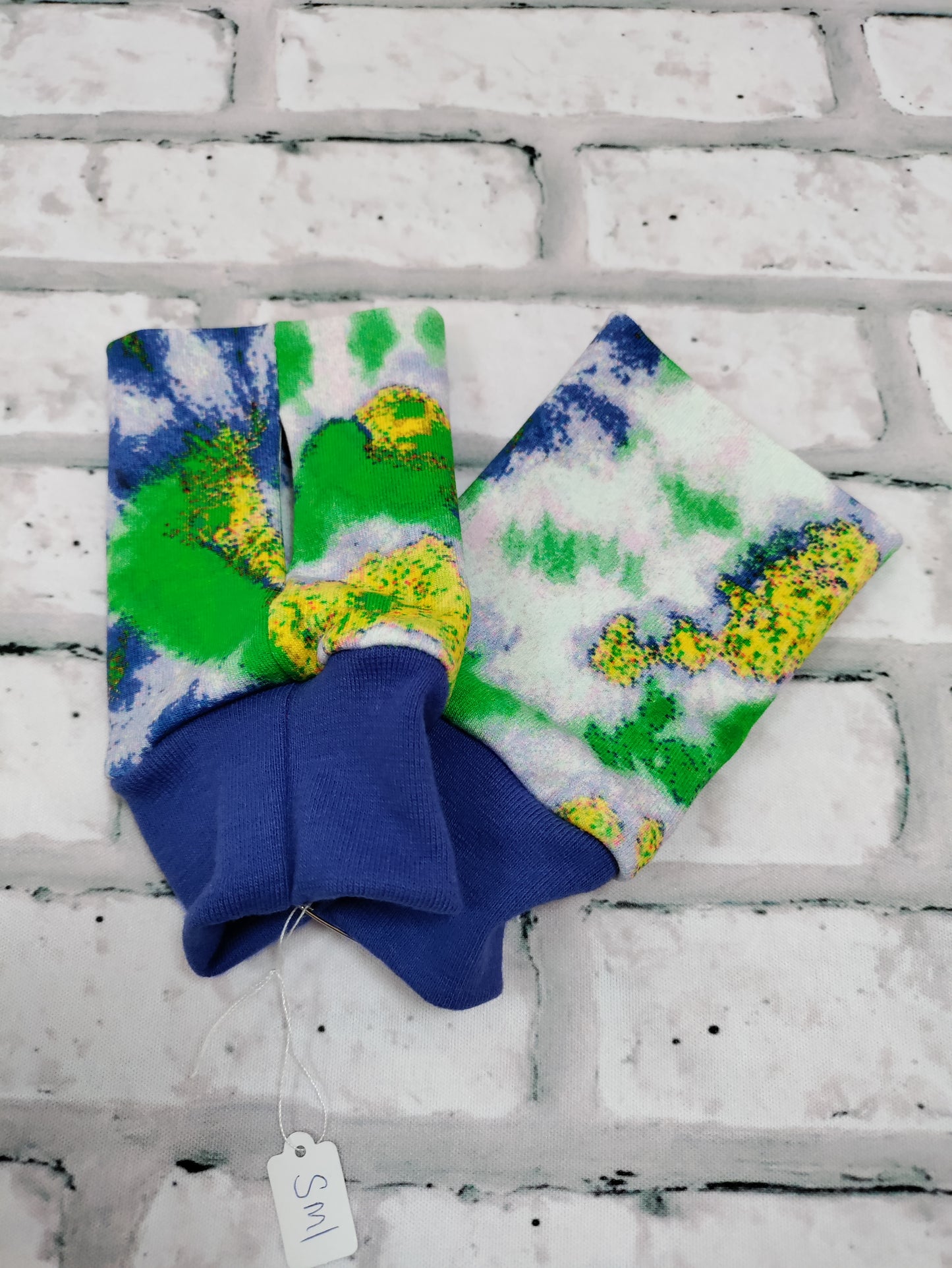 Wrist / hand warmers, organic french terry