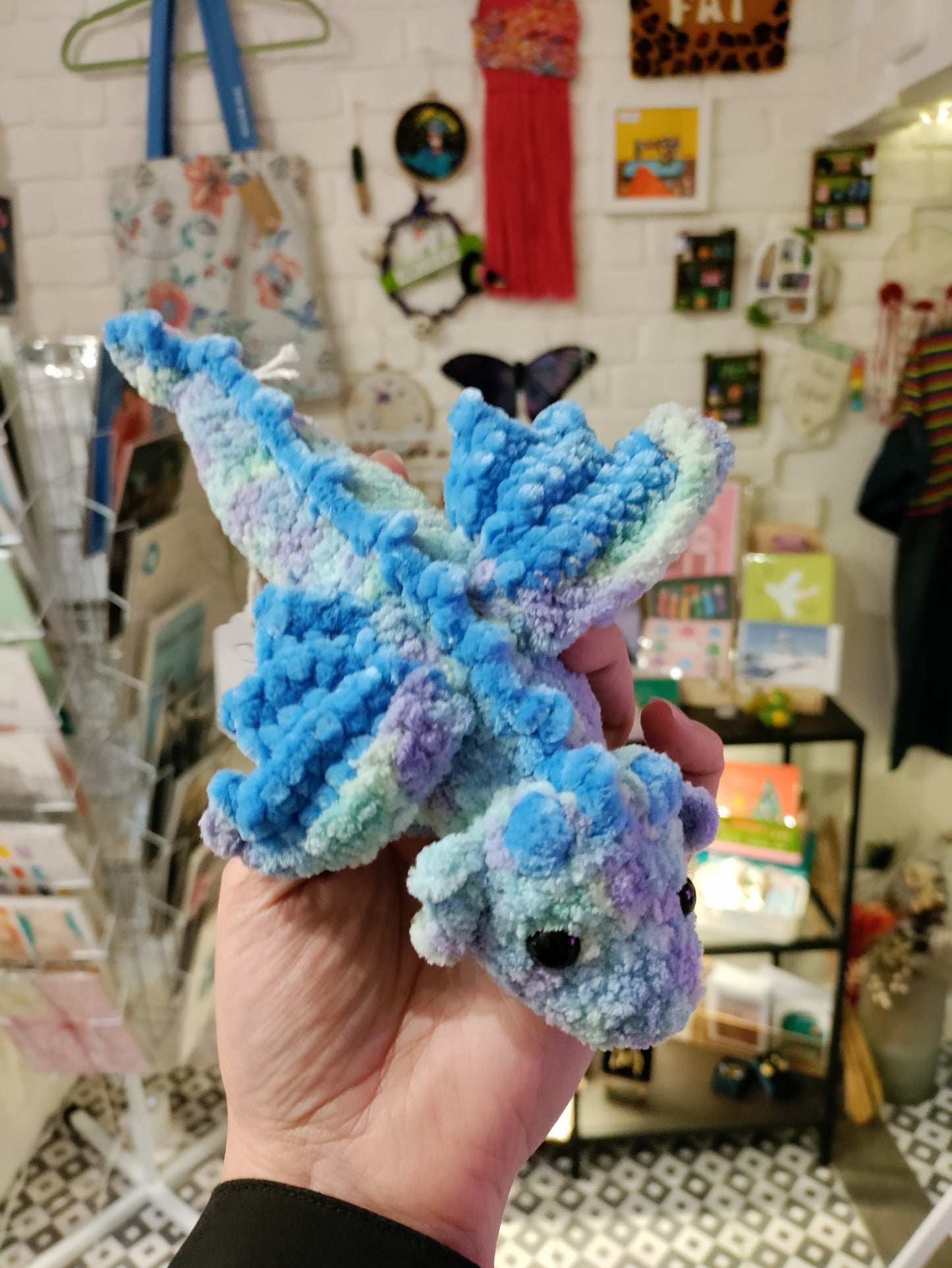 Crochet dragon