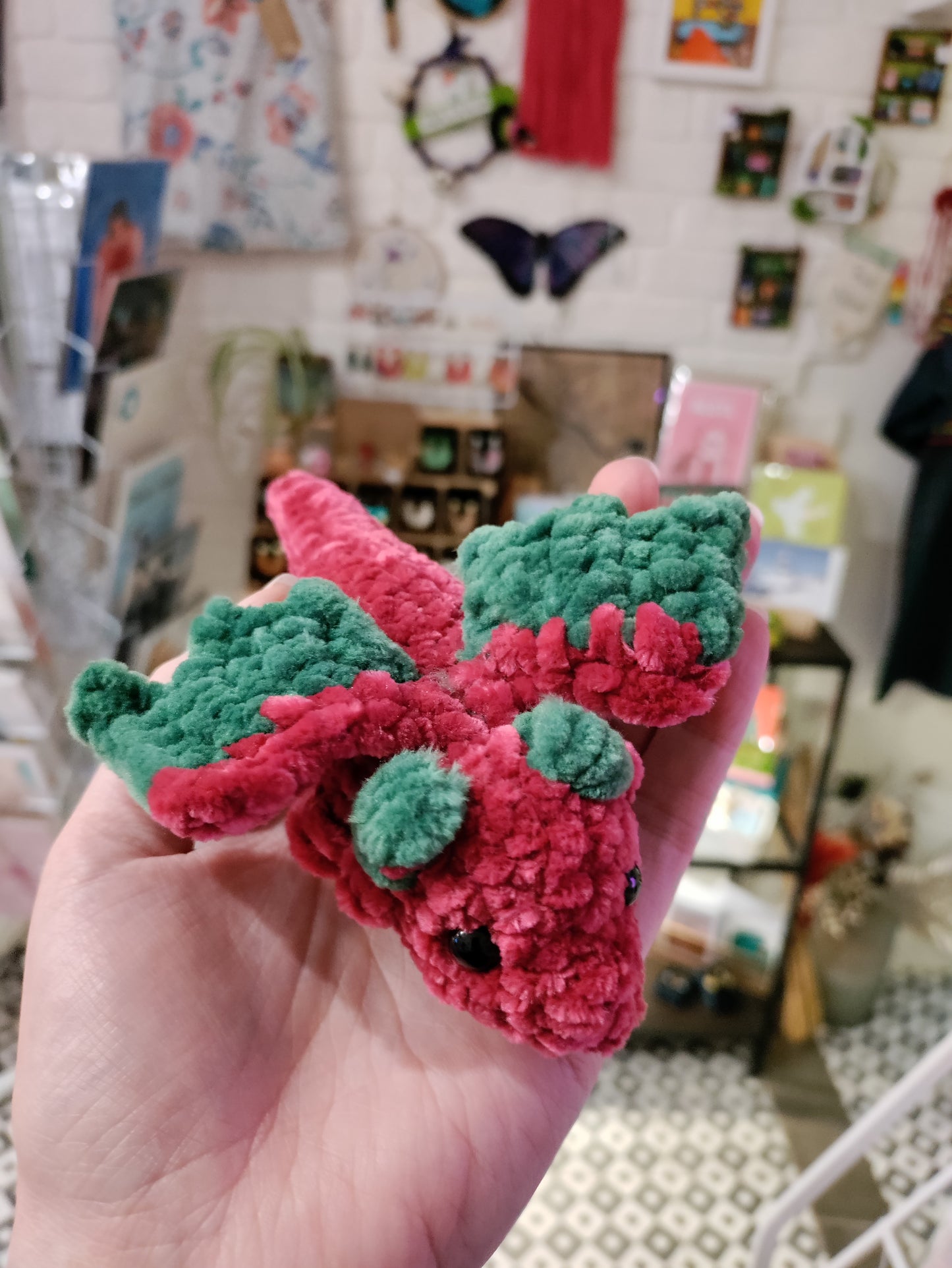 Crochet dragon