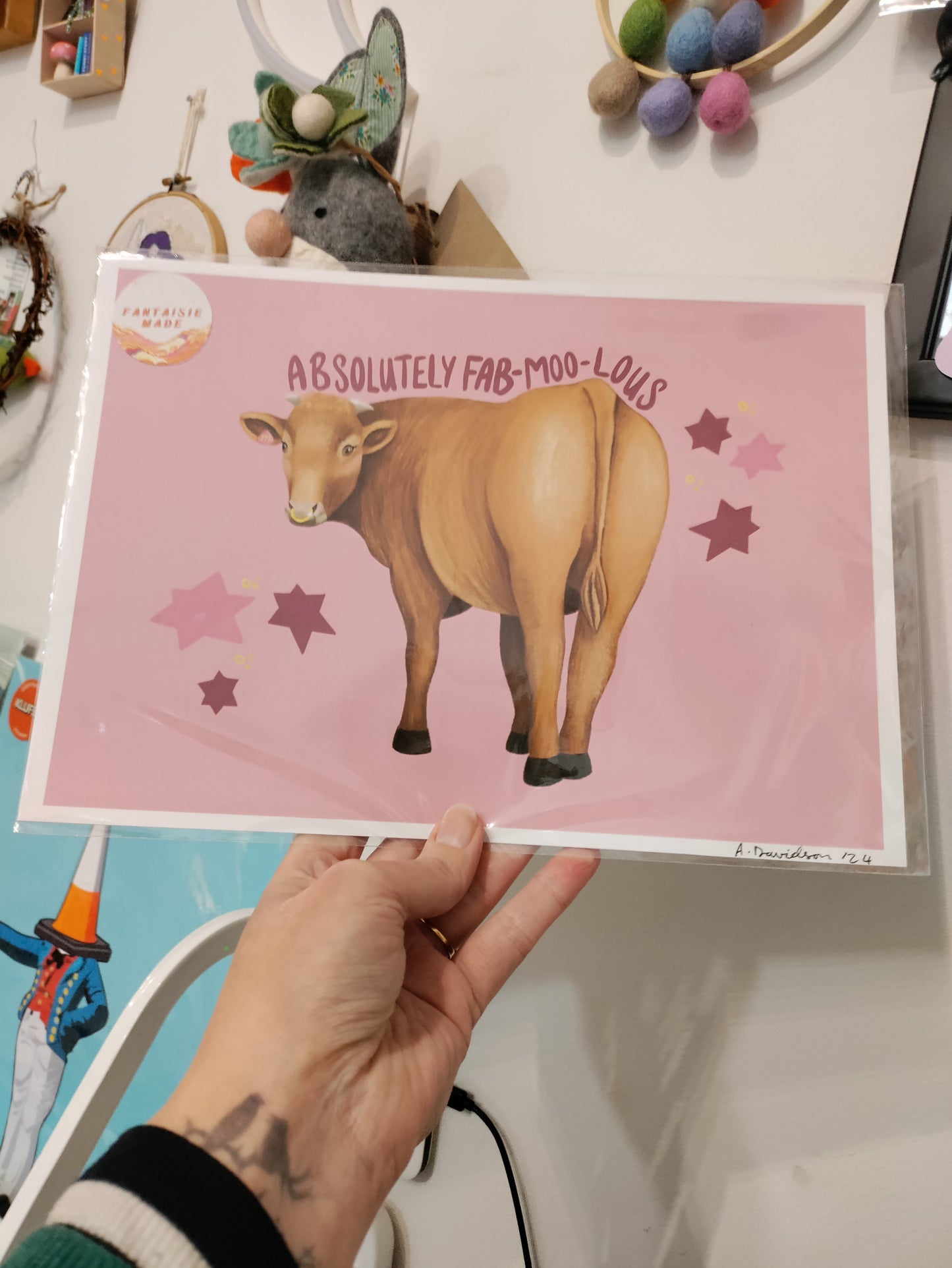 Fantaisie made A4 art prints