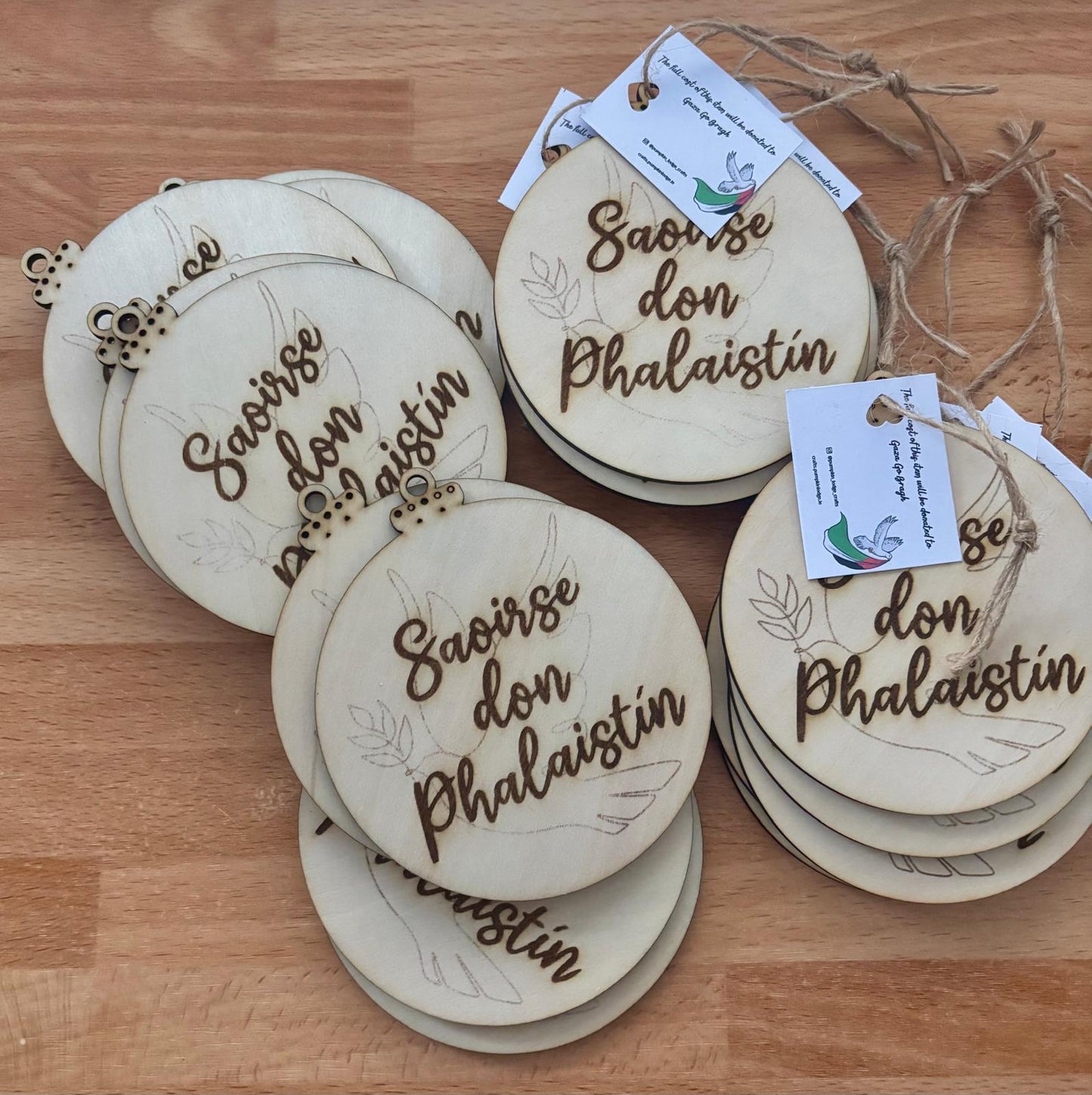 Saoirse don Phalaistín - Gaza go bragh Christmas decoration