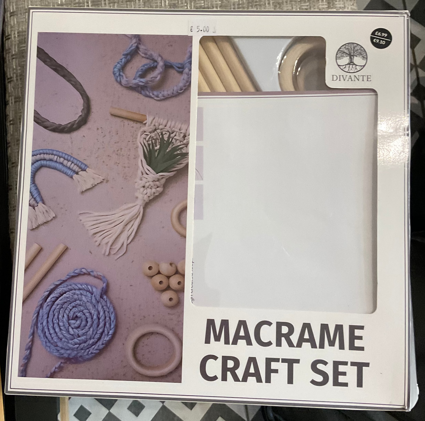 Macrame craft set (2nd hand)