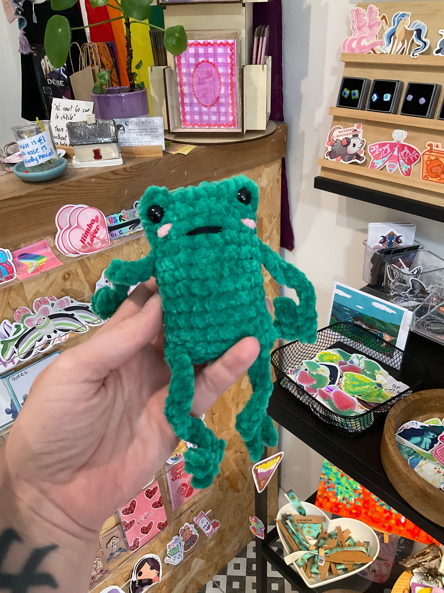 Leggy frog