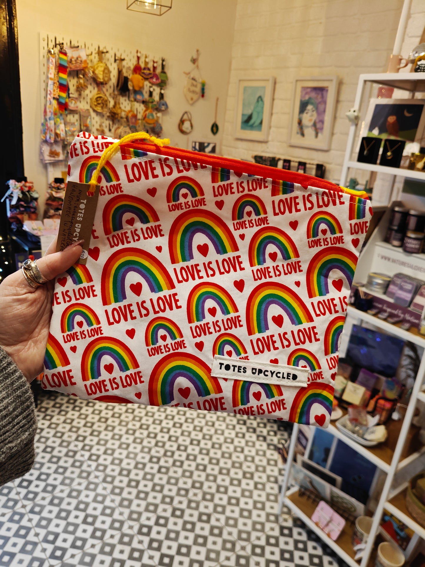 Totes upcycled clutches