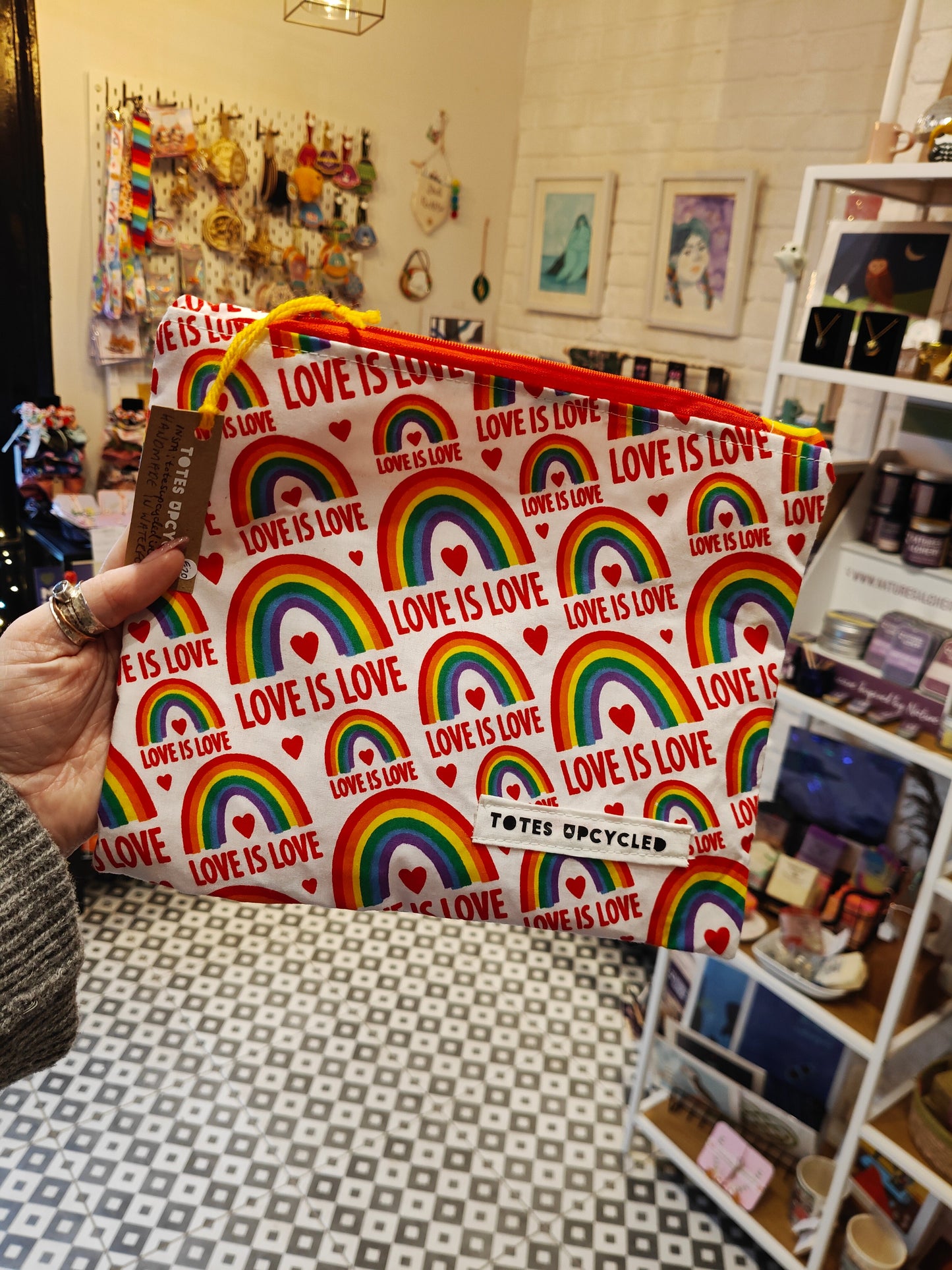 Totes upcycled clutches