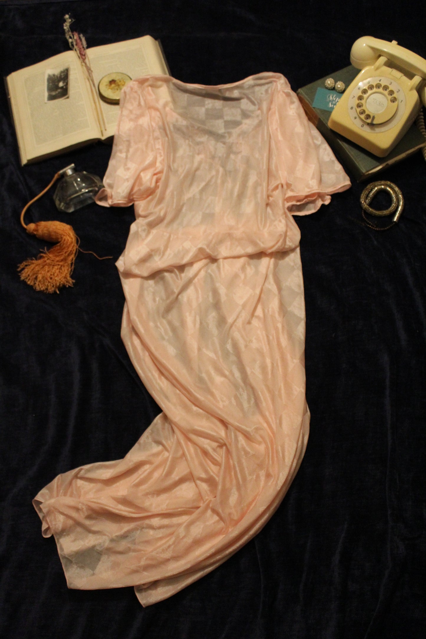 Funky checkered pink nightgown