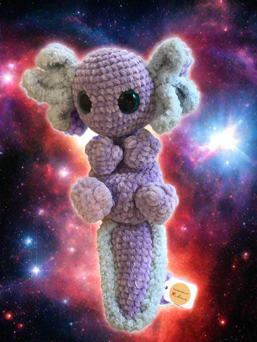 Large Crochet Axolotl