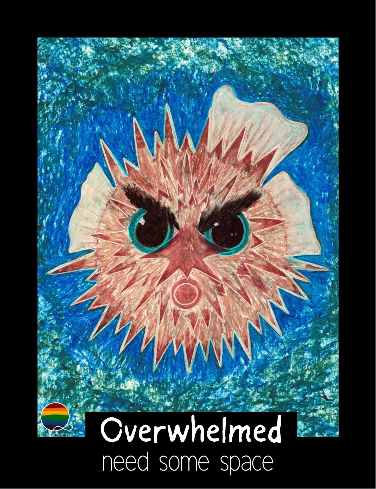 Queerky Artist mini talking cards