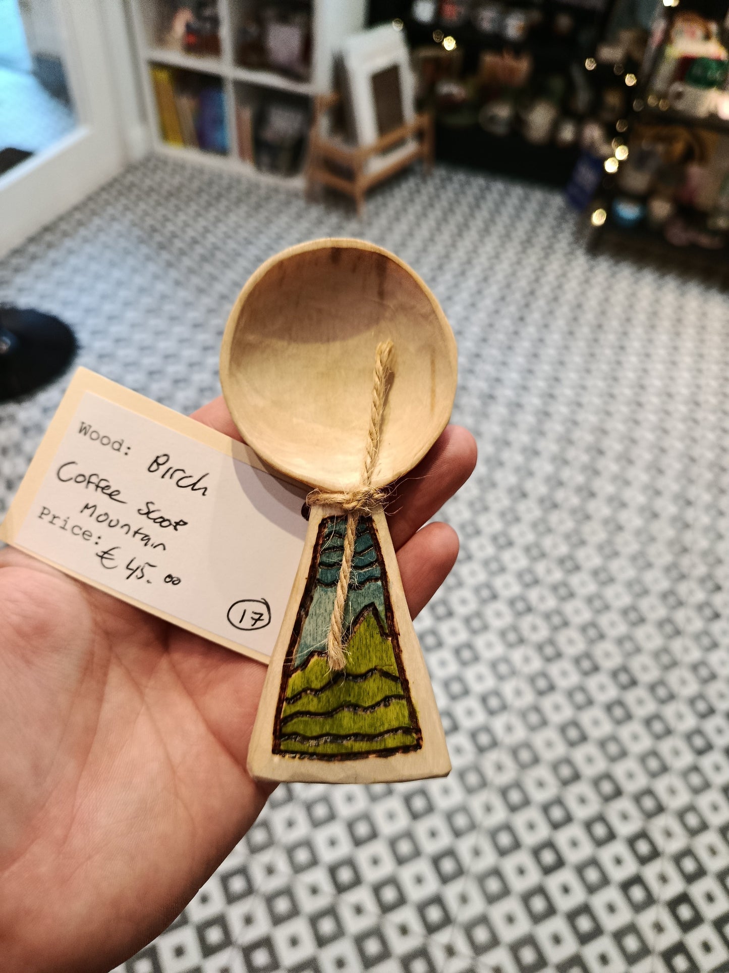 Birch Coffee Scoop Mountain