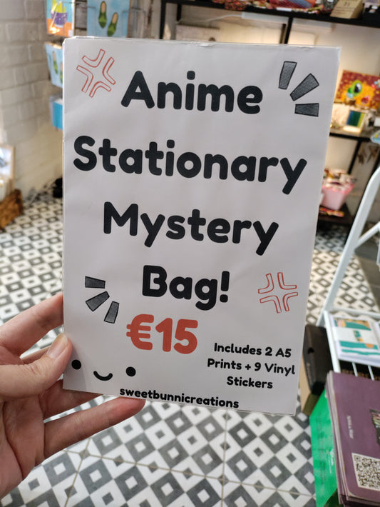 Anime stationary mystery bag