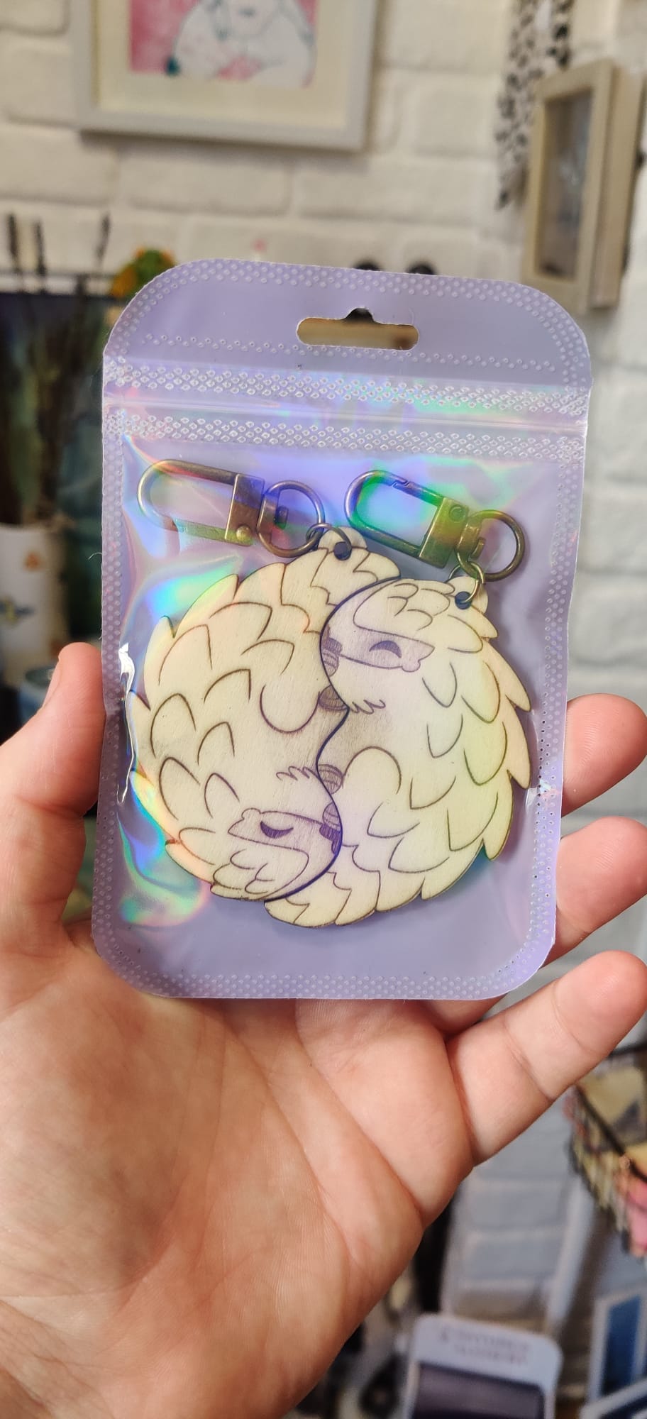 Doodle Den Interlocking Keyrings