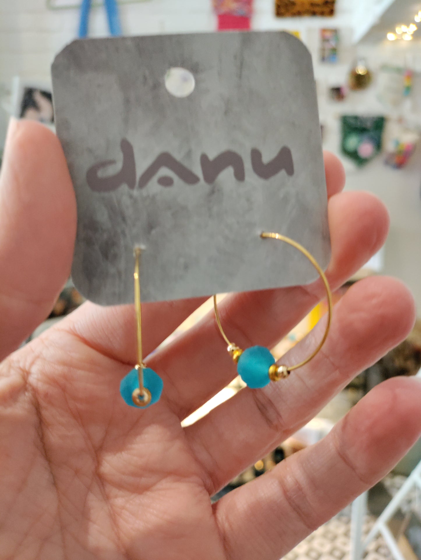 Krobo hoop earrings