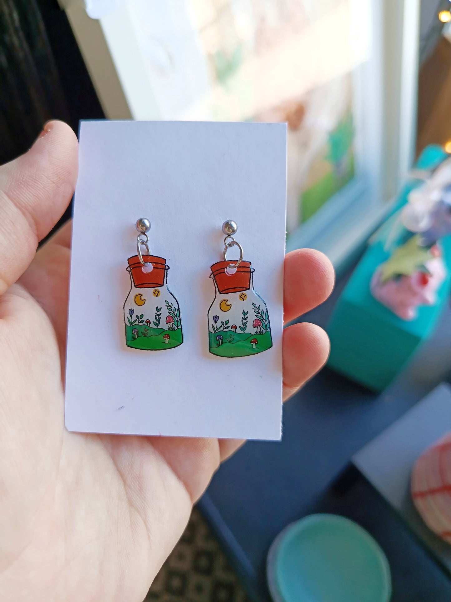 Potion Bottle Earrings