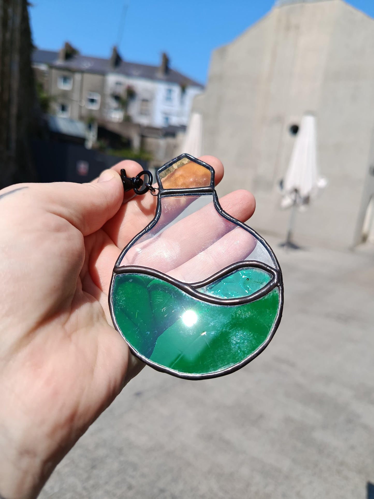 Small Stained Glass Potion Bottles