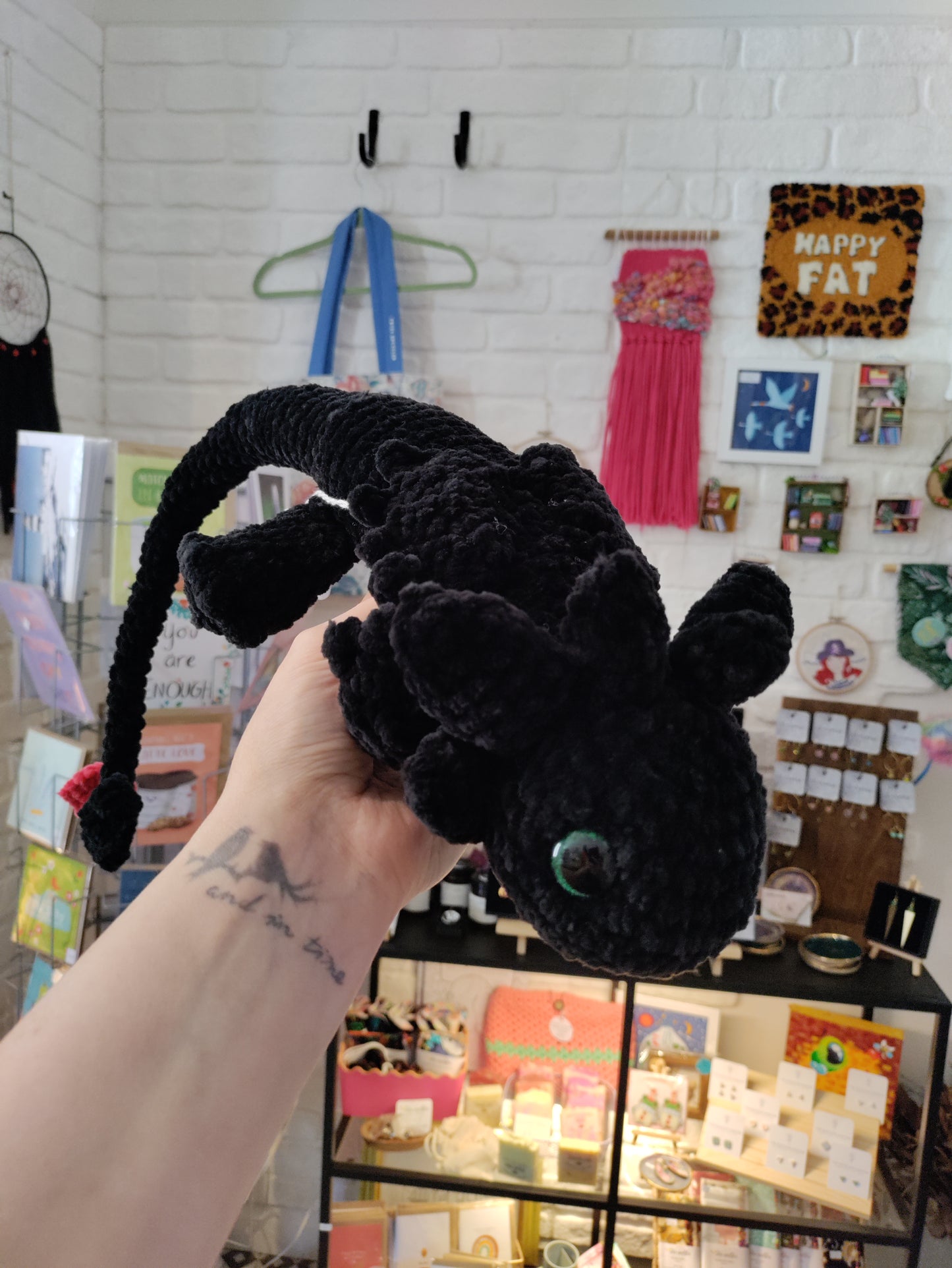 Crochet dragon