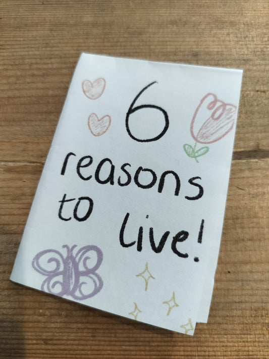6 reasons to live zine
