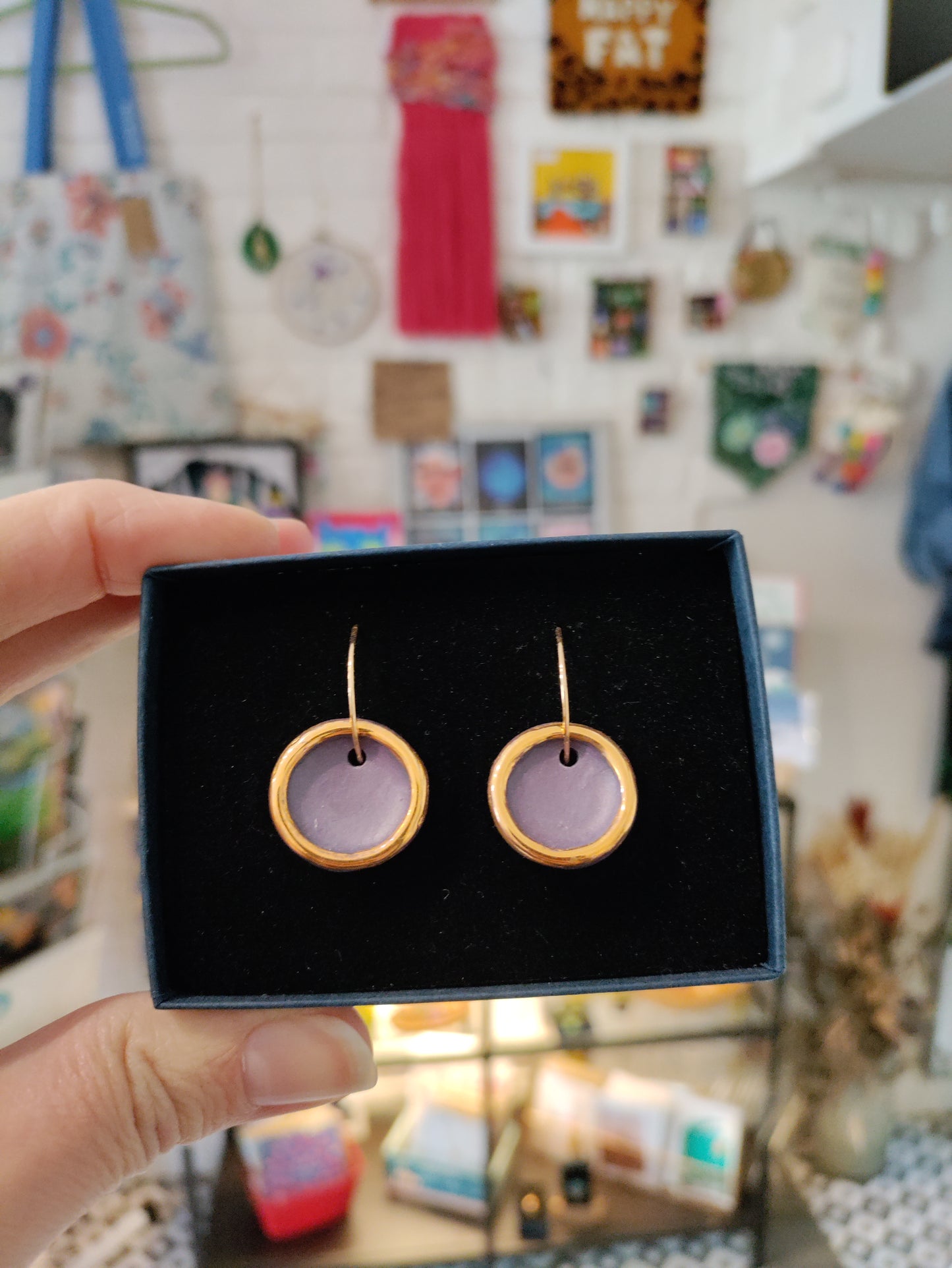 Porcelain earrings