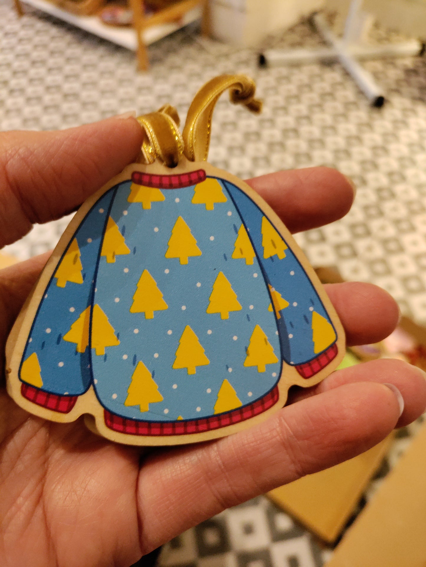 LGBTQ Christmas decorations wooden