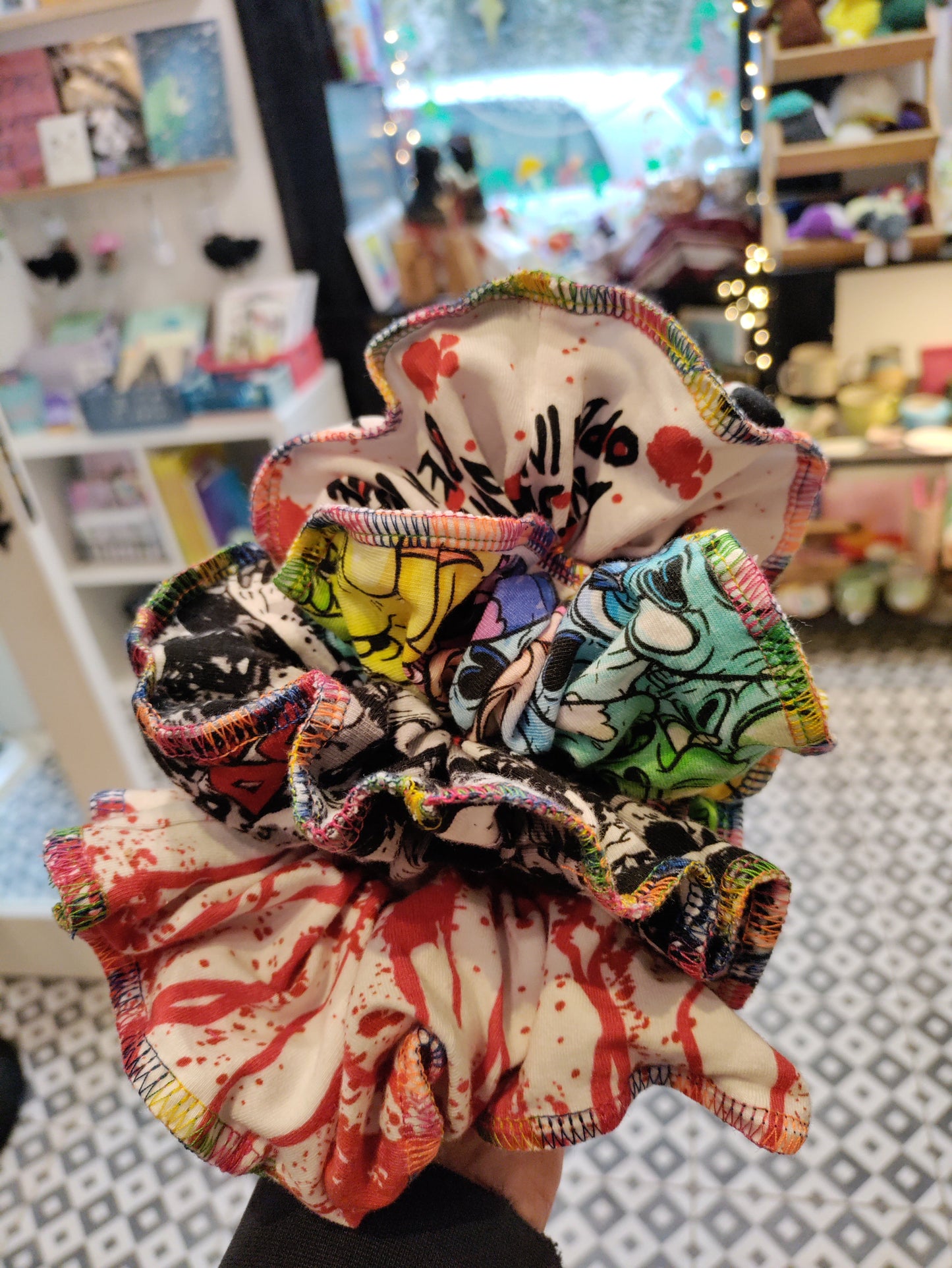 Halloween scrunchies