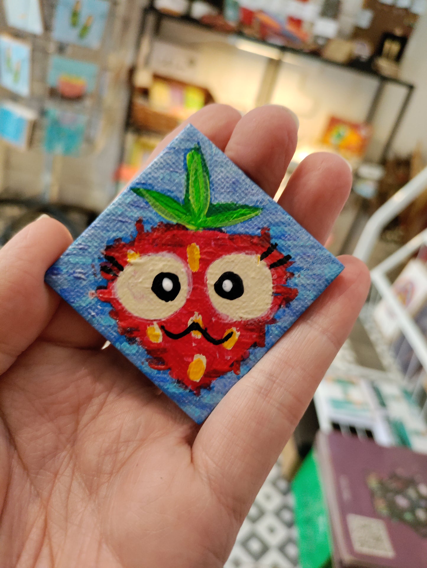 Hand painted magnets