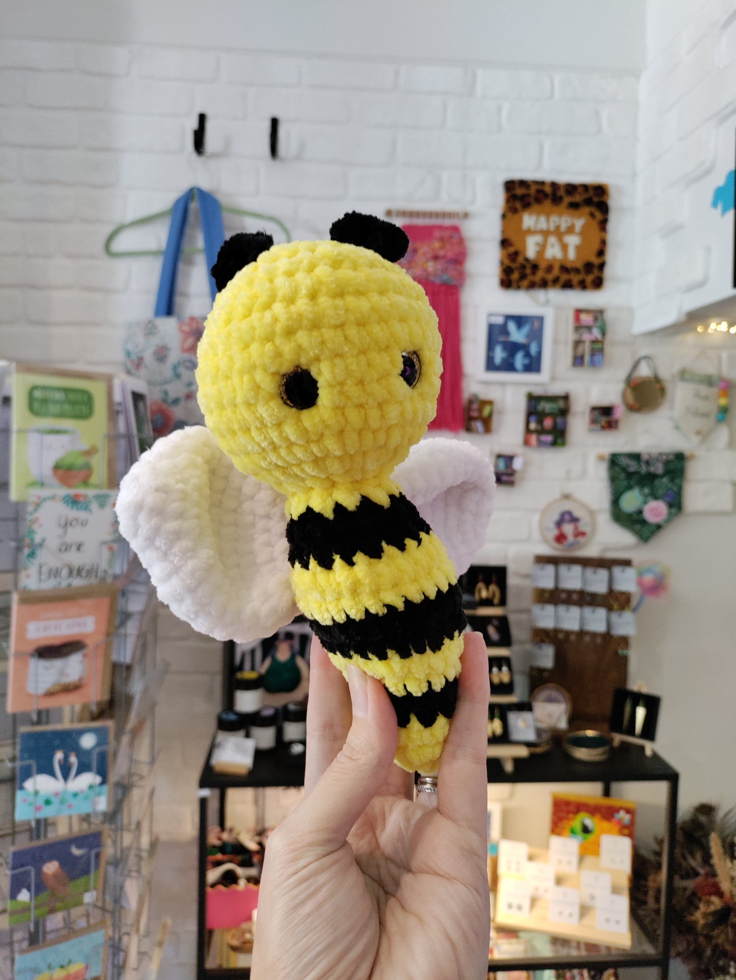 Crochet buzzy bee