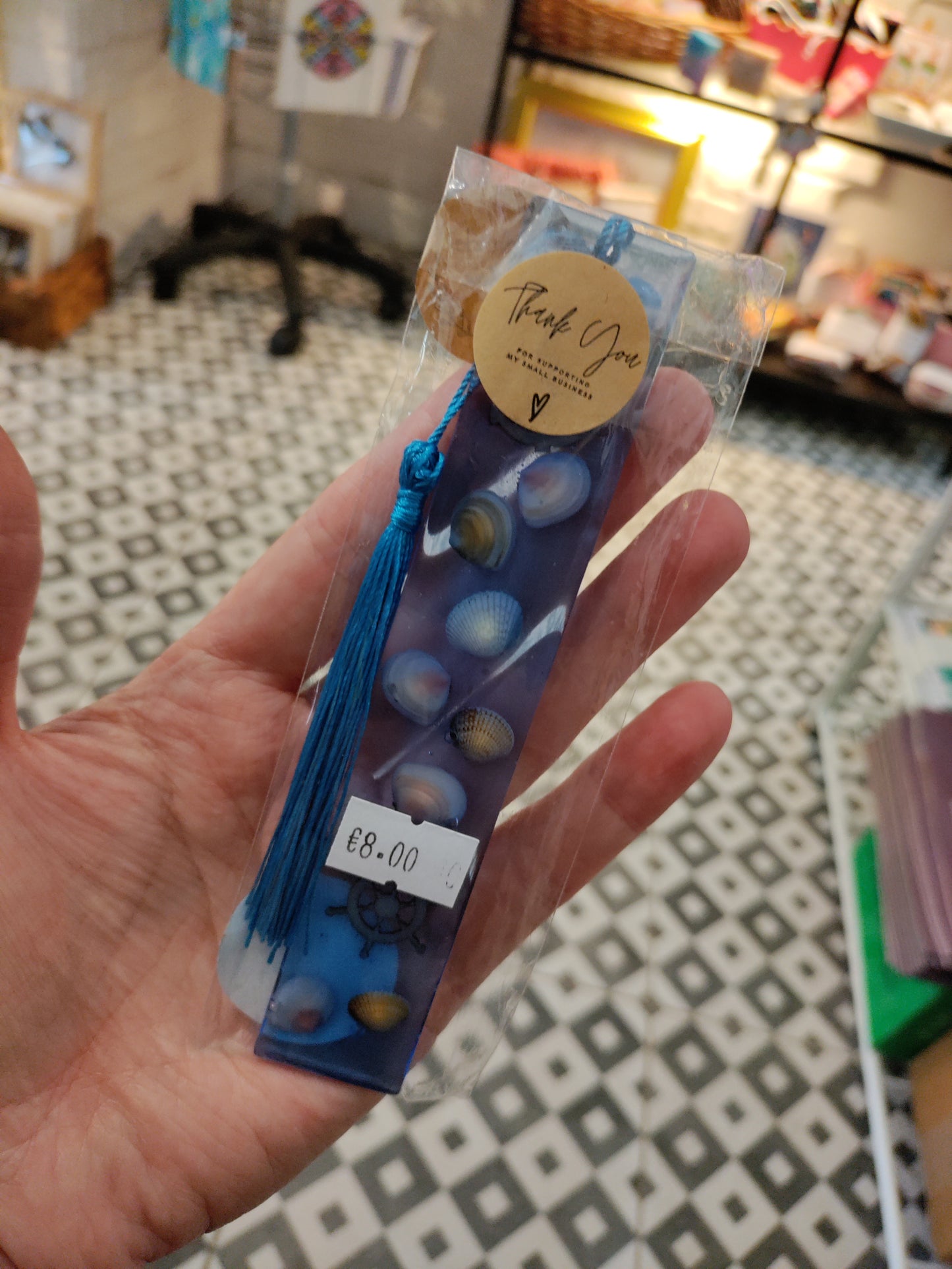 Resin book mark
