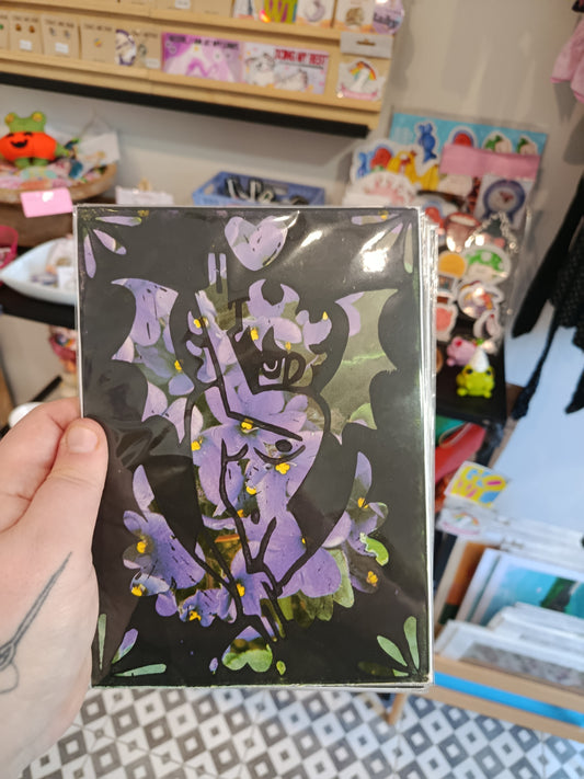 As Above Lino Prints A5