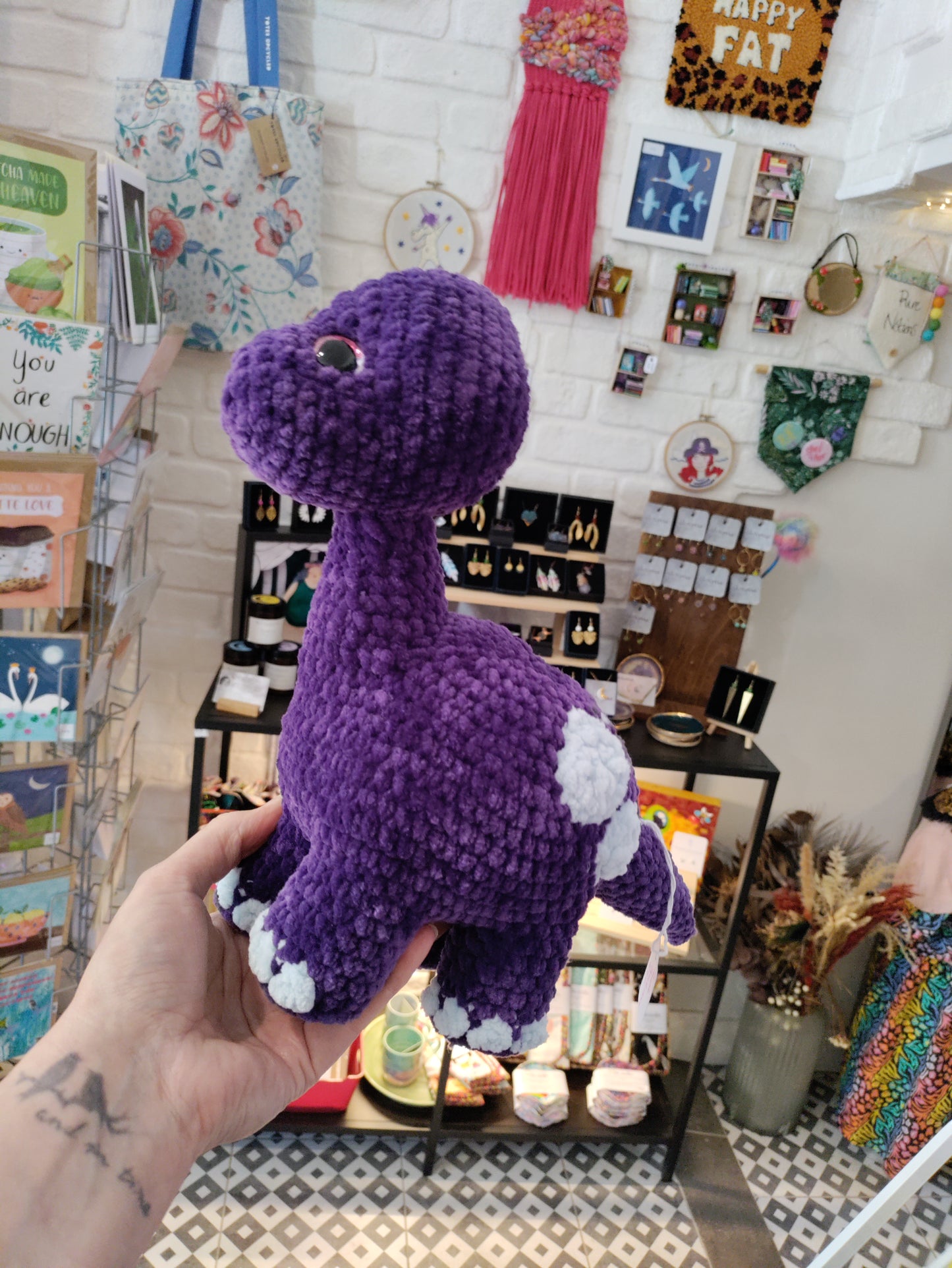 Crochet dinosaur