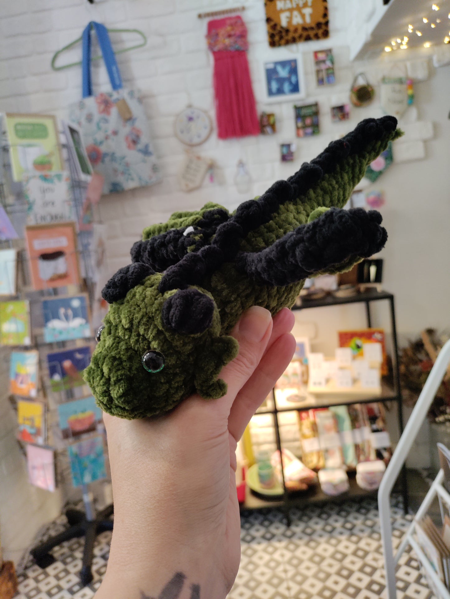 Crochet dragon