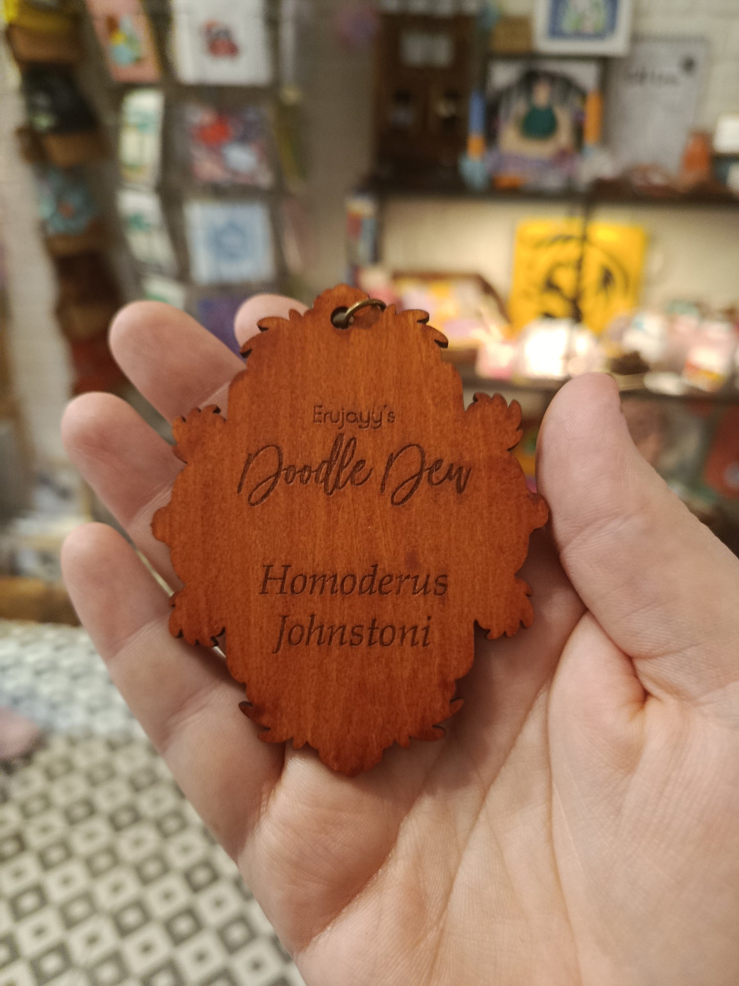 Vintage Style Wooden Bug Keyrings