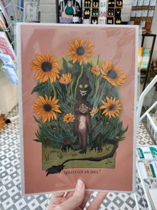 Calamity Tat A4 art print