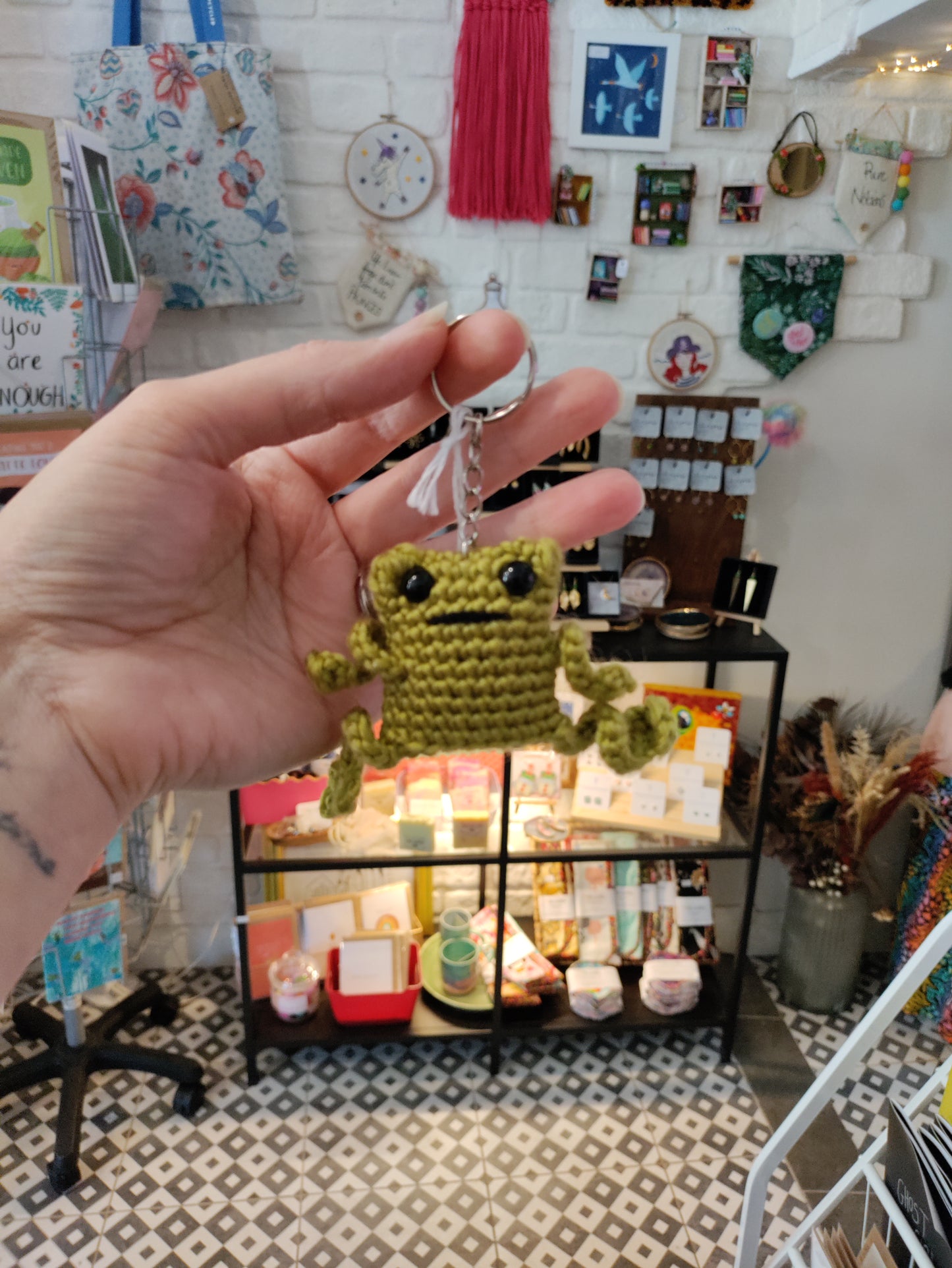 Crochet keychains