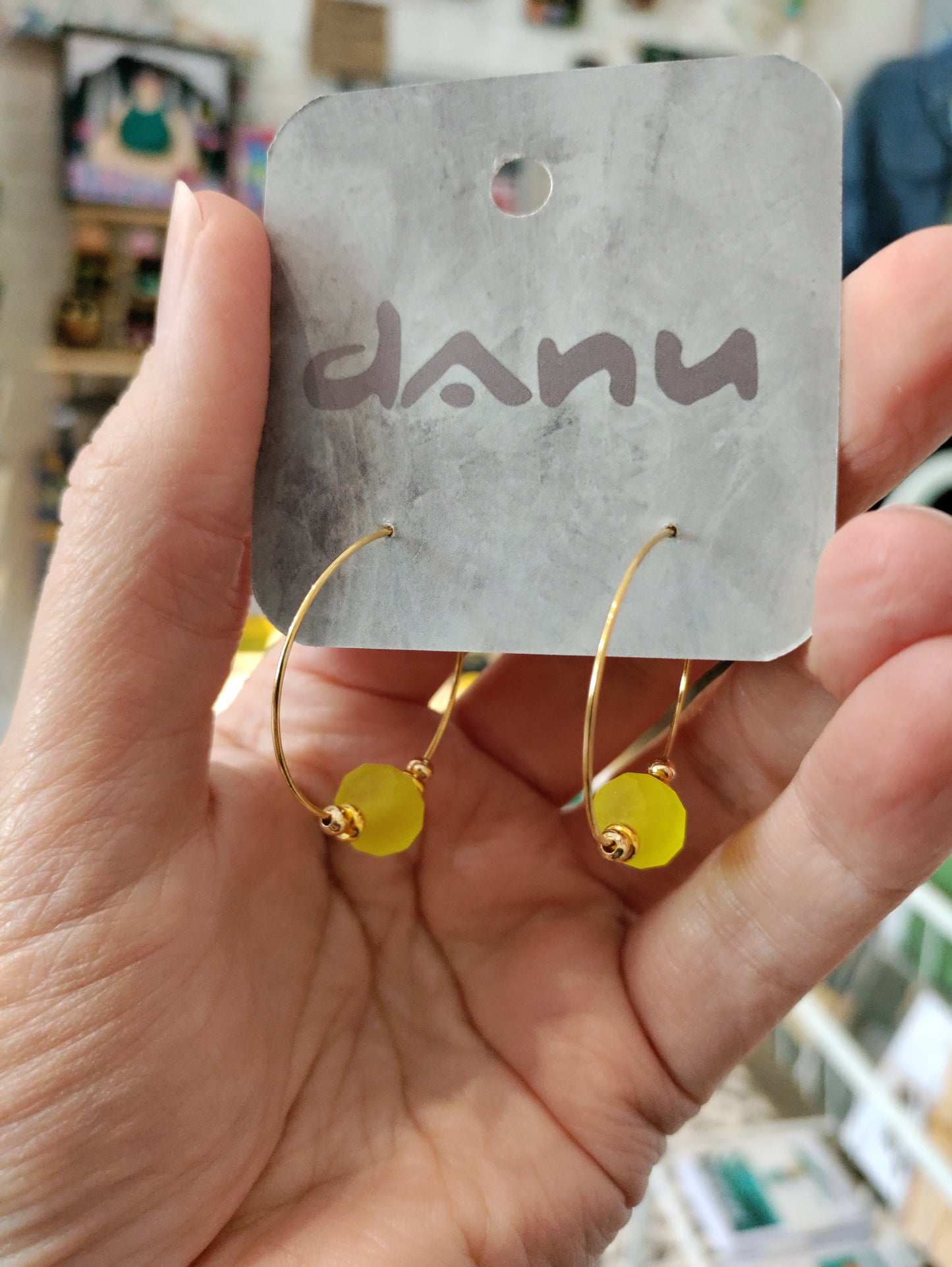 Krobo hoop earrings
