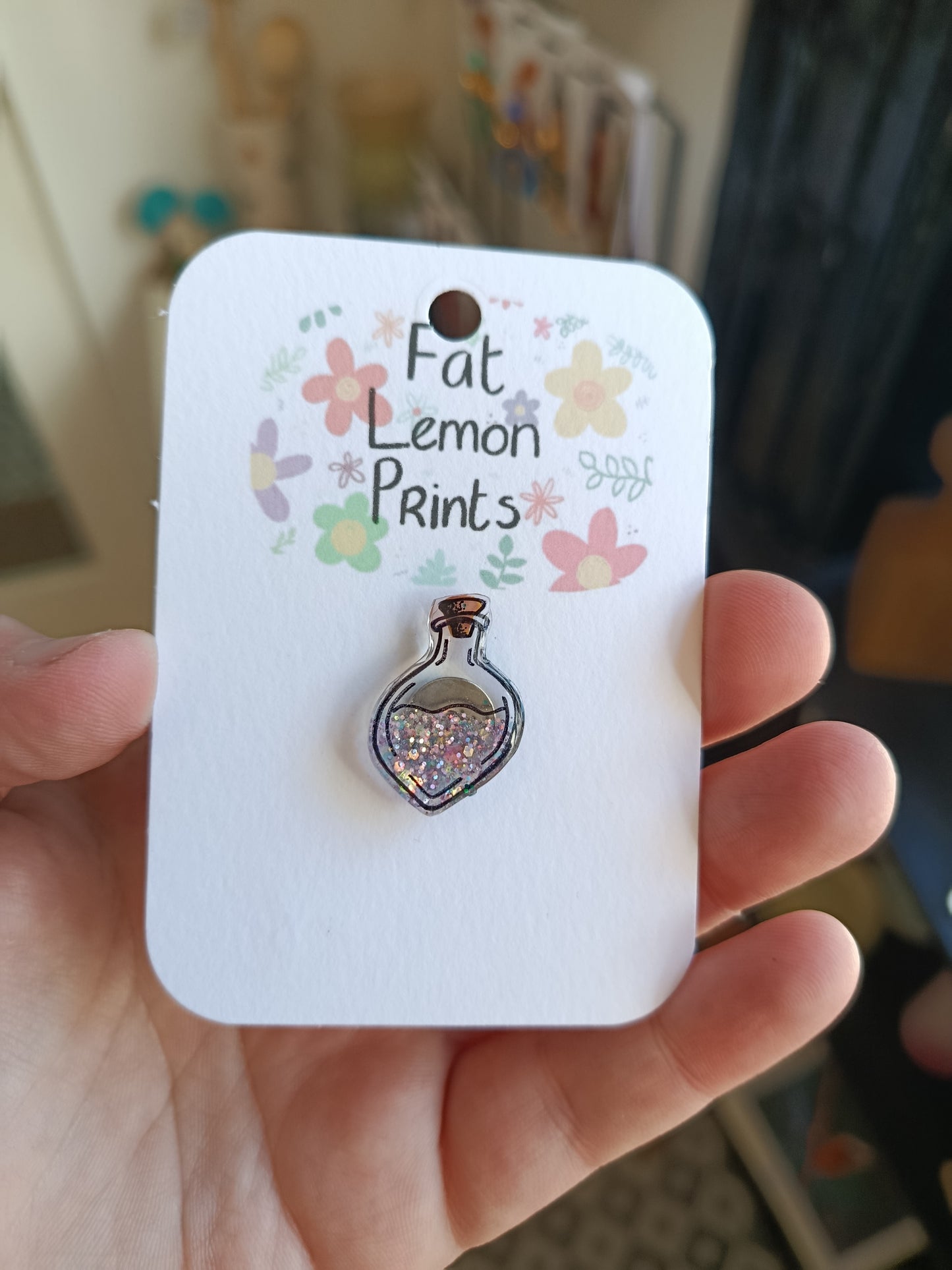Potion Bottle Pin
