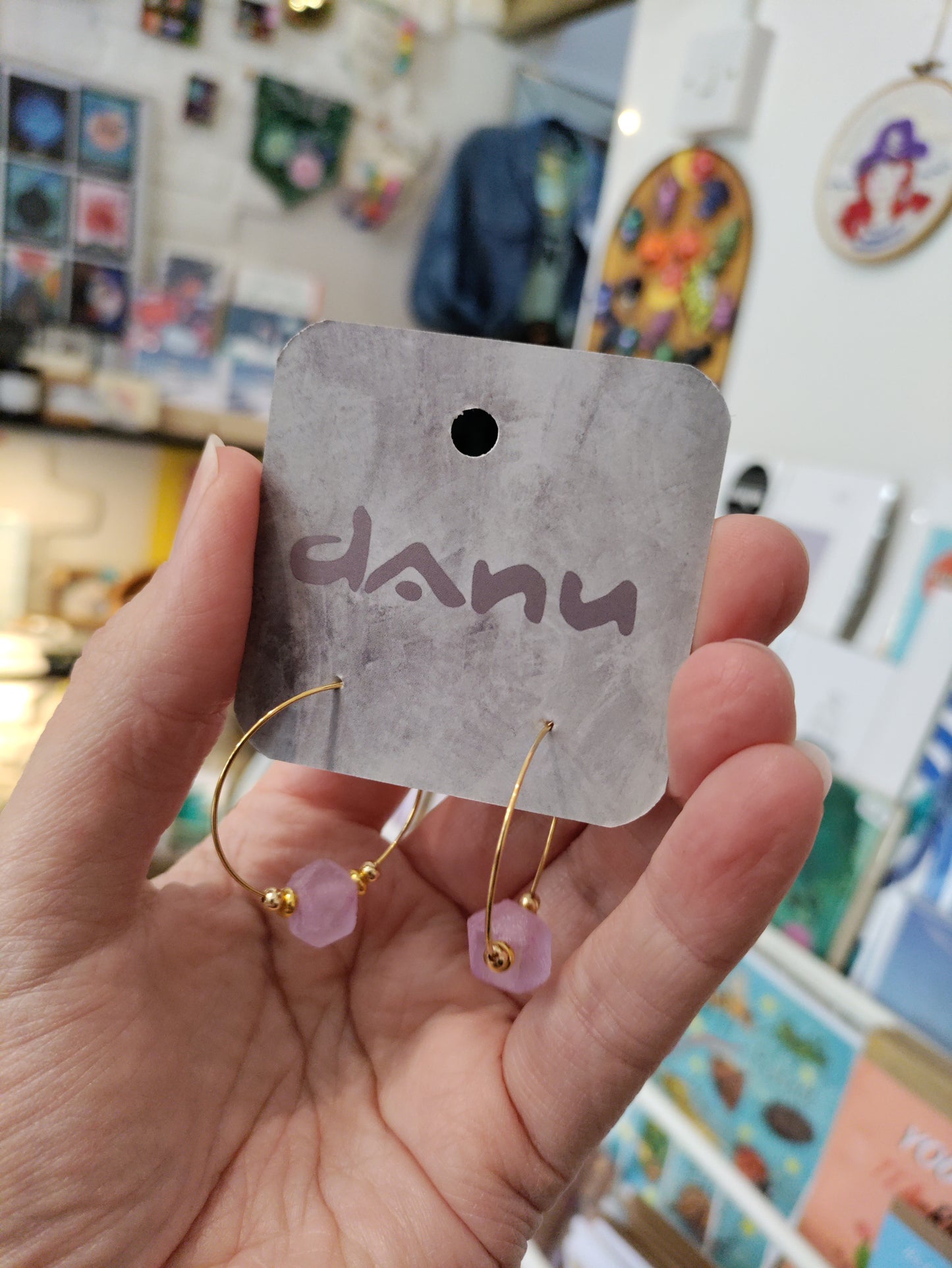 Krobo hoop earrings