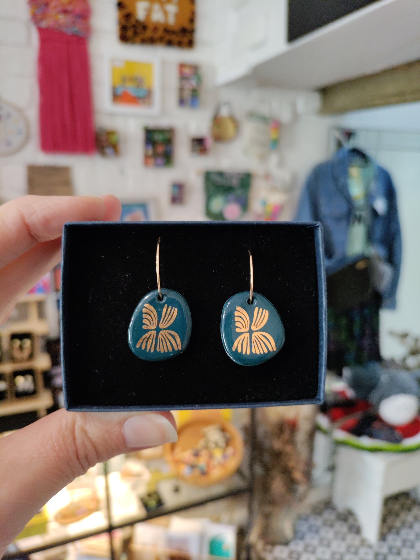Porcelain earrings