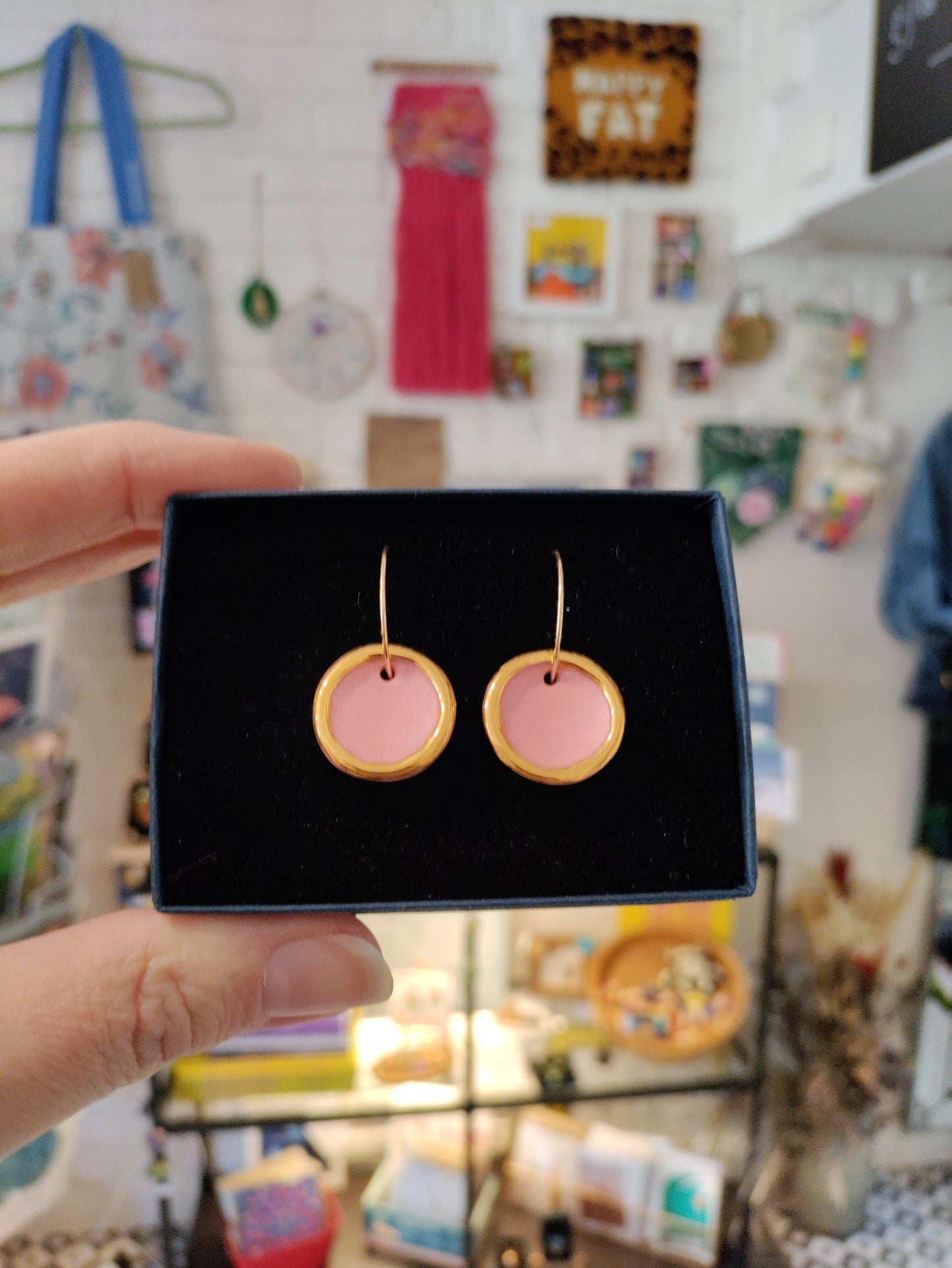 Porcelain earrings