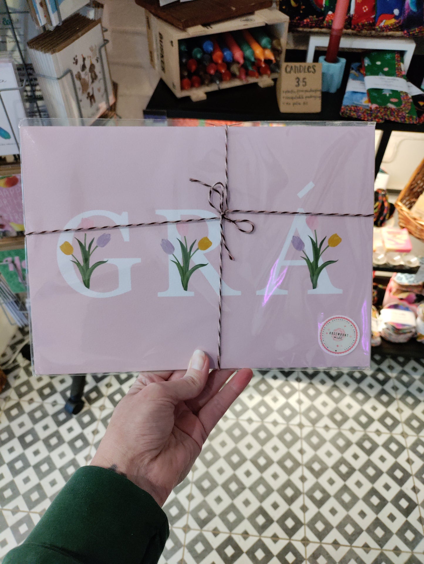Grá A4 print