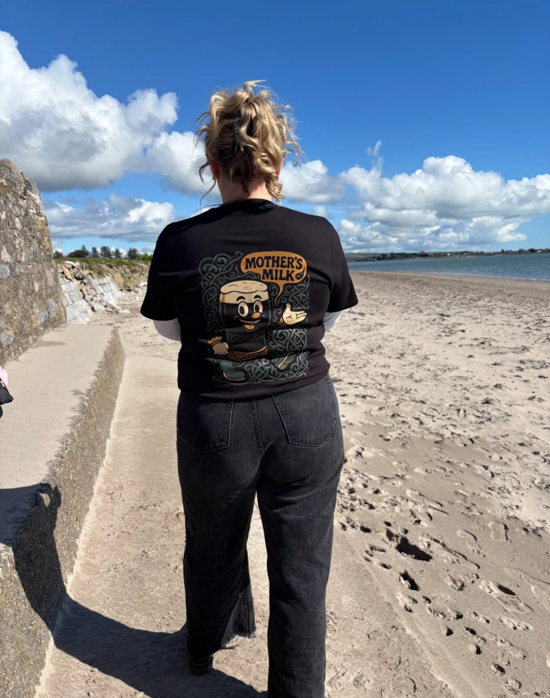 Black Long Sleeved Mothers Milk XL