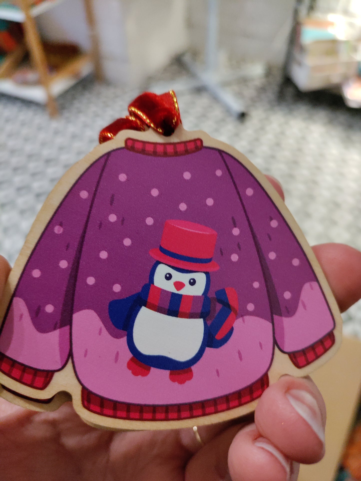 LGBTQ Christmas decorations wooden