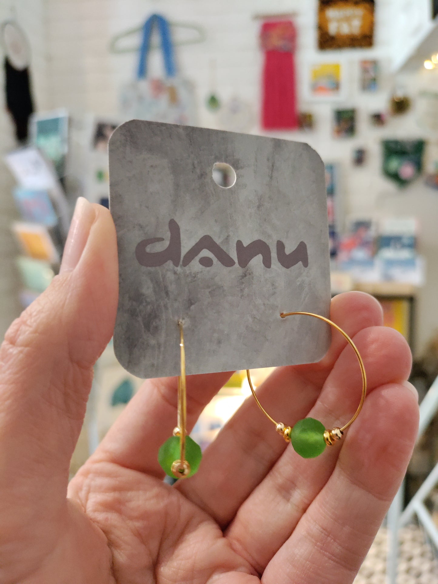 Krobo hoop earrings