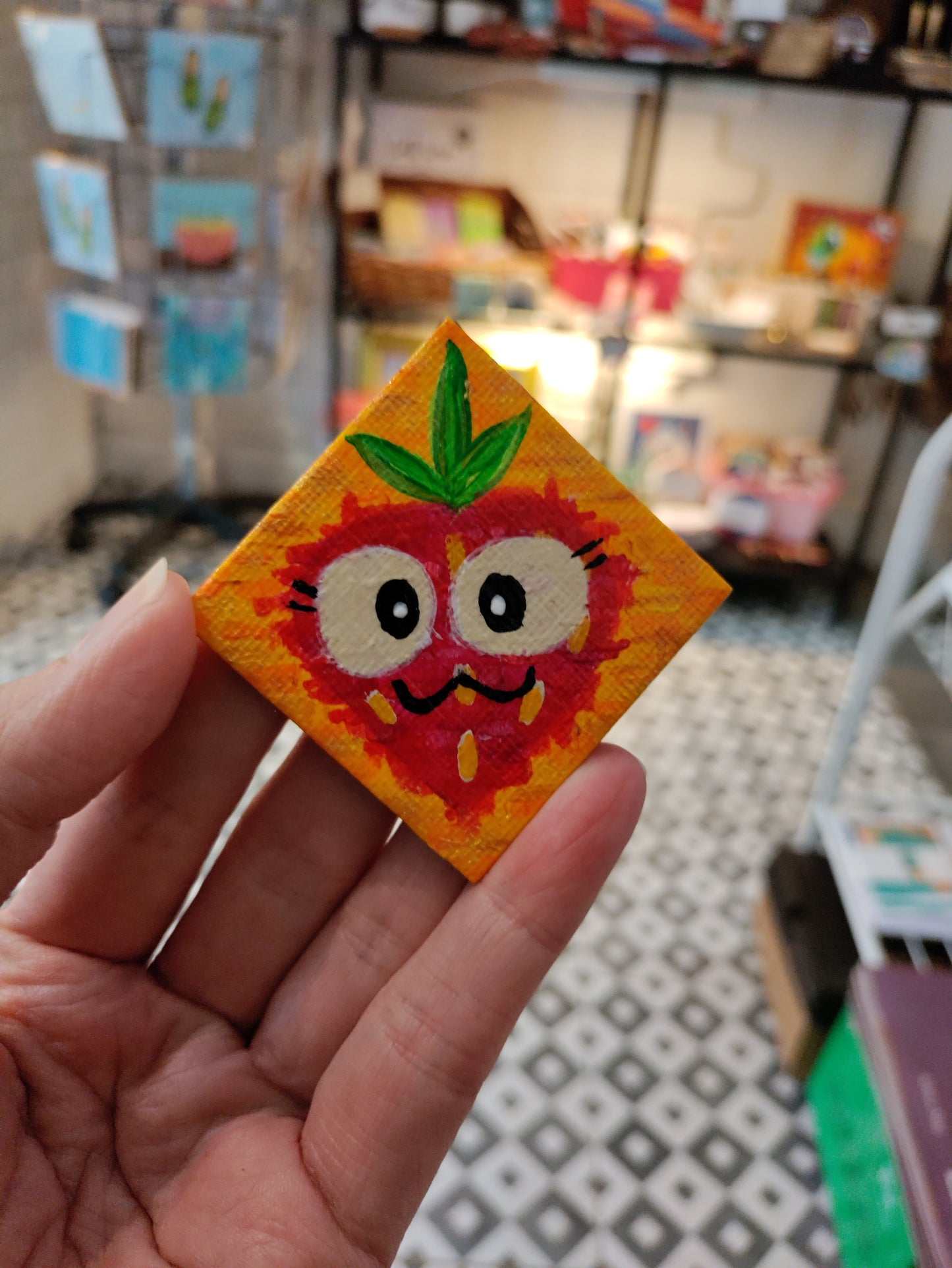 Hand painted magnets