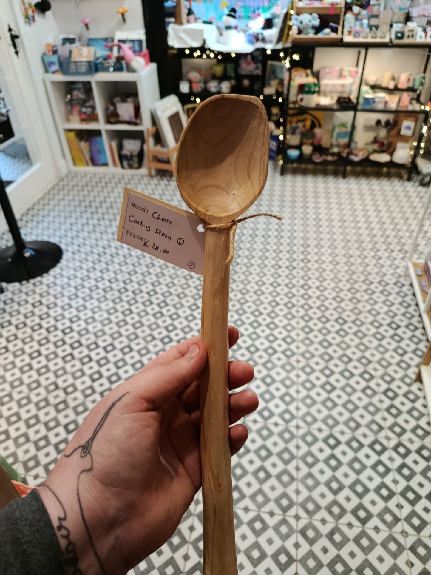 Ash Cooking Spoon Large
