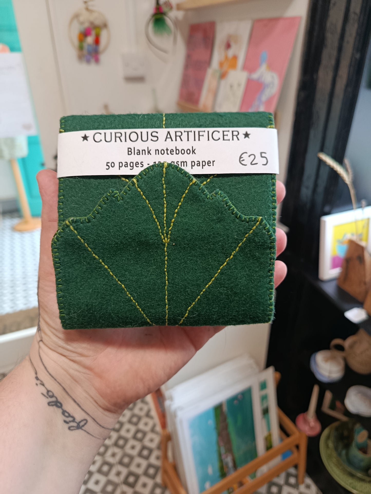 Handmade Leaf Notebooks