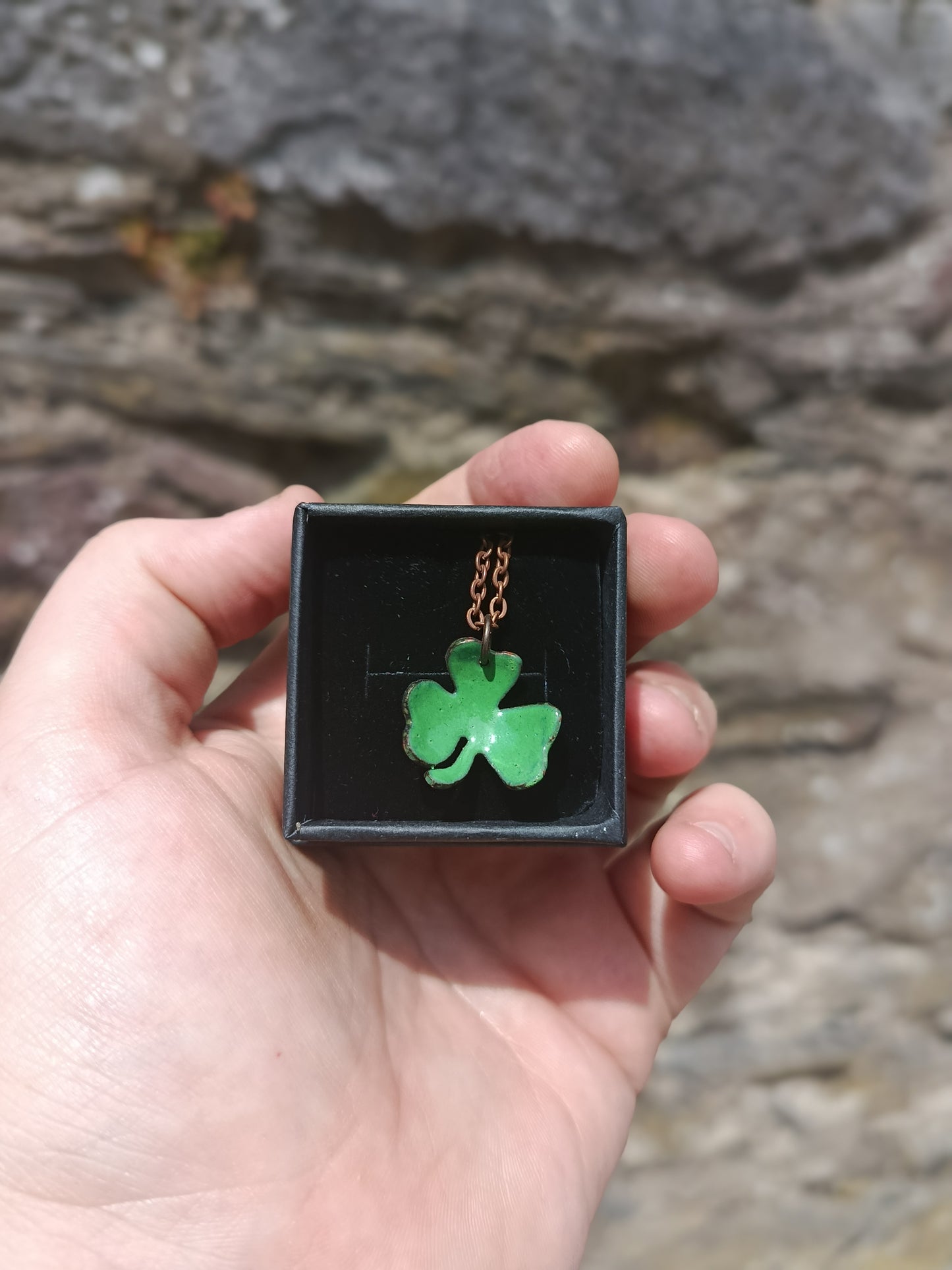 Enamel Shamrock Necklaces CH8