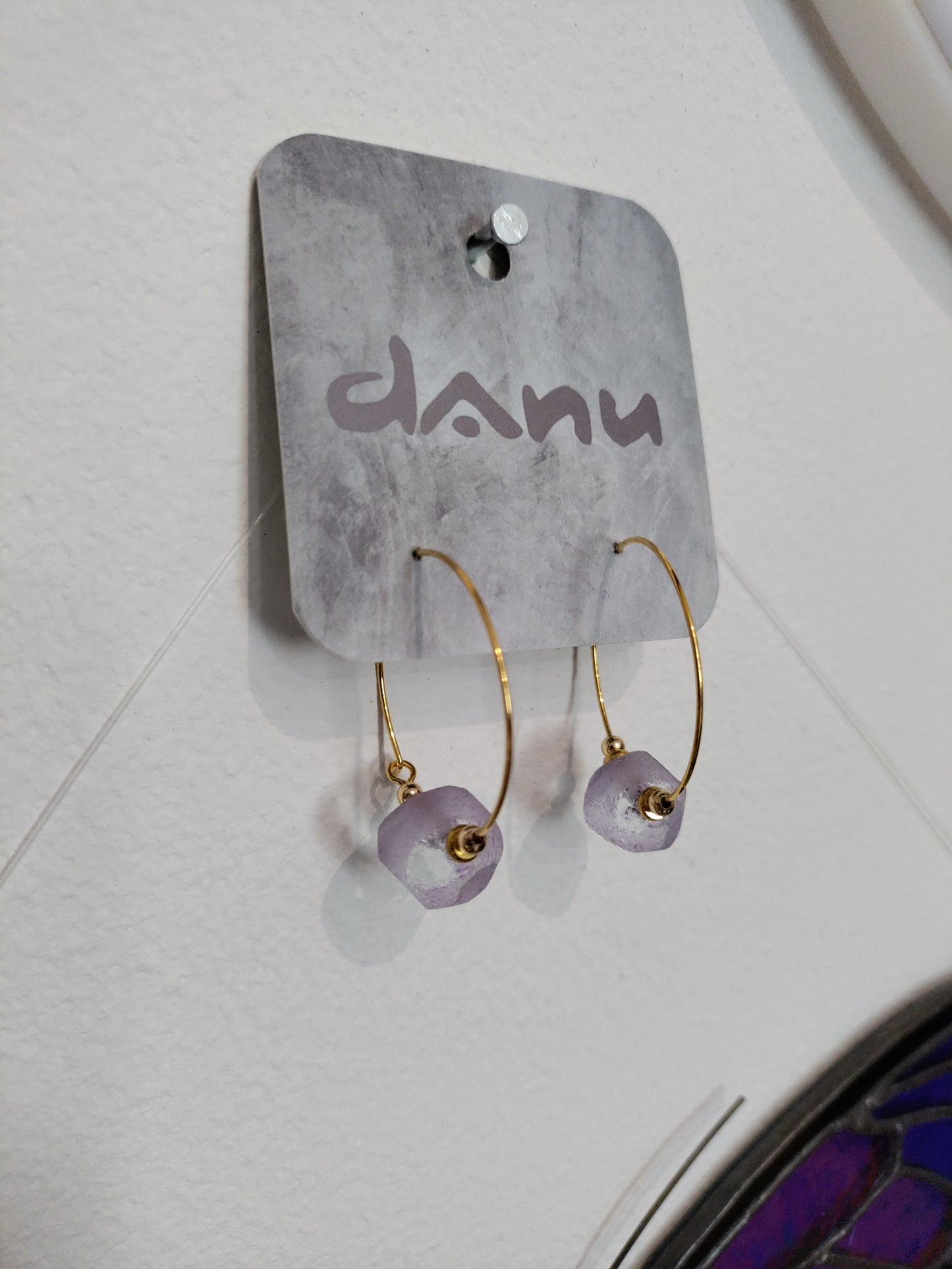 Krobo hoop earrings